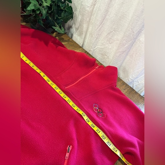 VINTAGE Pink OLYMPIC GAME fleece size L - Picture 4 of 9